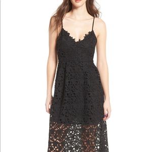 ASTR the Label Lace Midi Dress